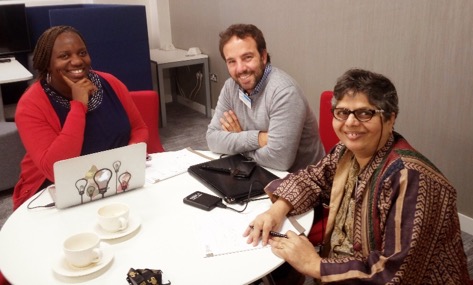 On Think Tanks regional editors: Ruthpearl Ng’ang’a, Leandro Echt and Annapoorna Ravichander.